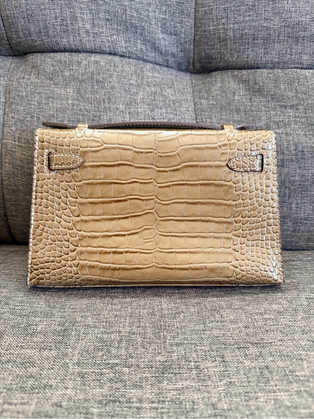 19cm Tan Women's Clutch Handbag